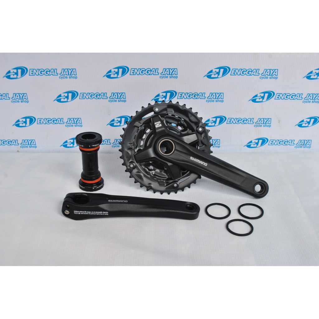Crank Shimano Altus FC M210 MT300 Hollowtech2 HT2 Plus Bb Original - Crank Set Shimano Altus MT300