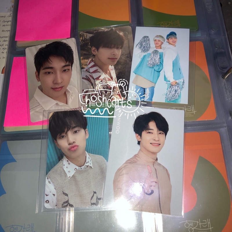 wonwoo mingyu photocards