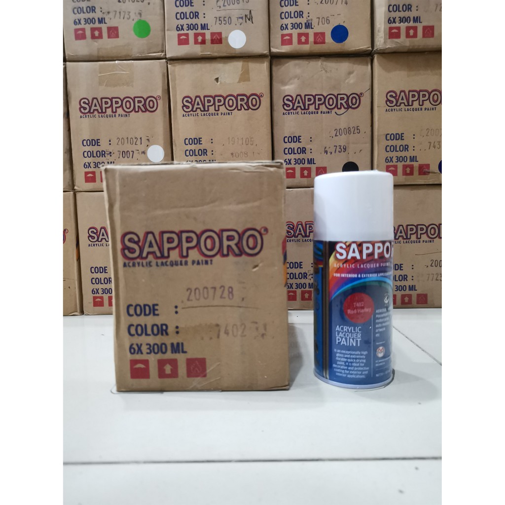 Cat Semprot Sapporo Paint 7402 Red Harley