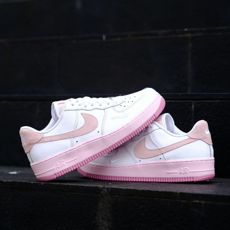 Nike air force 1 low white pink women