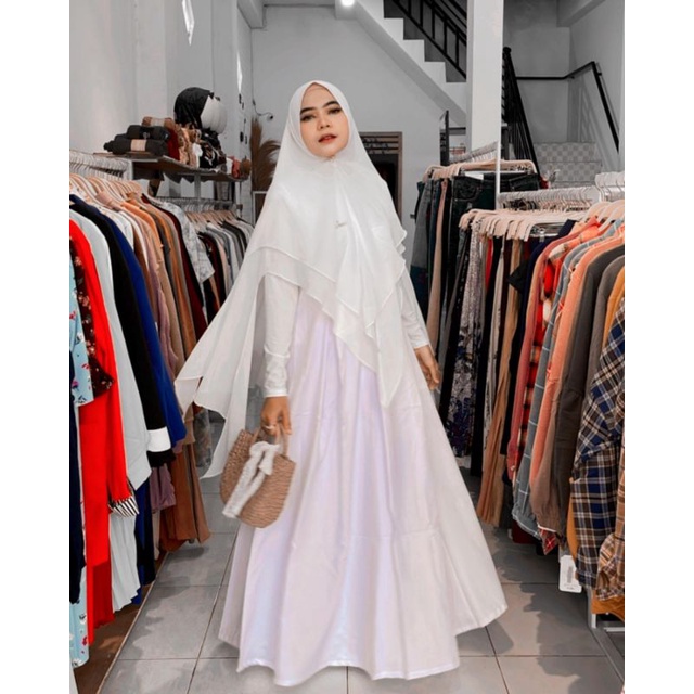 Set syari JOZA PUTIH