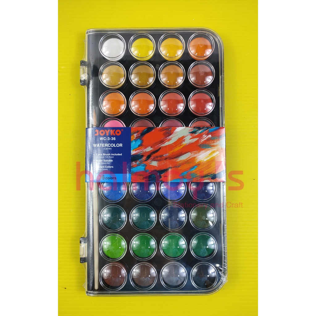 

CAT AIR / WATER COLOR JOYKO BLOCK 25 MM WC - 3 - 36 WARNA