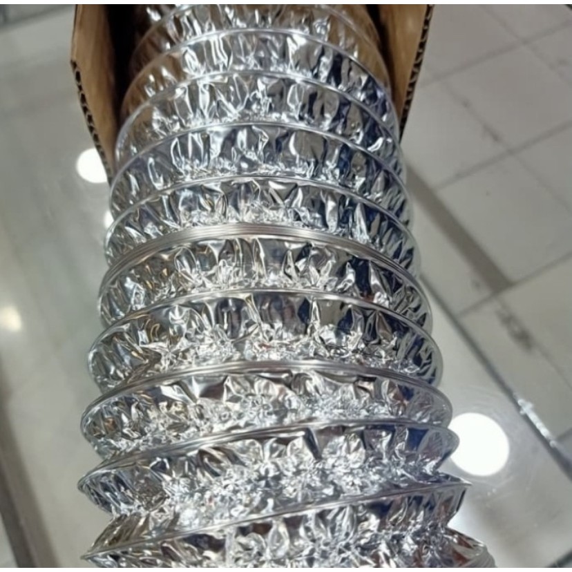 Jual Aluminium Flexible Ducting Exhaust Fan 4 inch x 10 meter Shopee