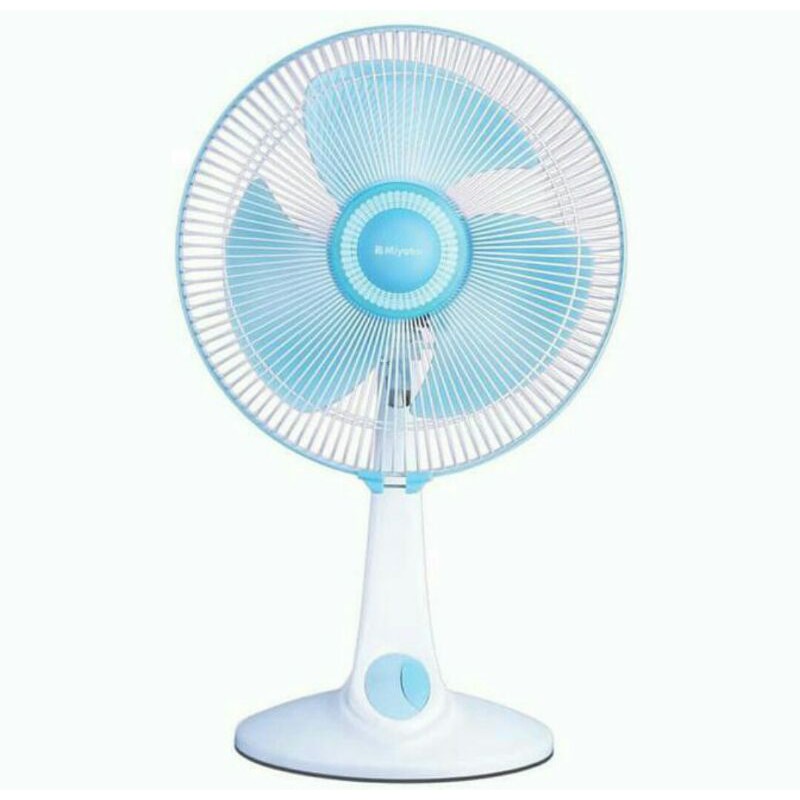 Kipas Angin Miyako KAD-1227 B GB 12 Inci Putih Biru
