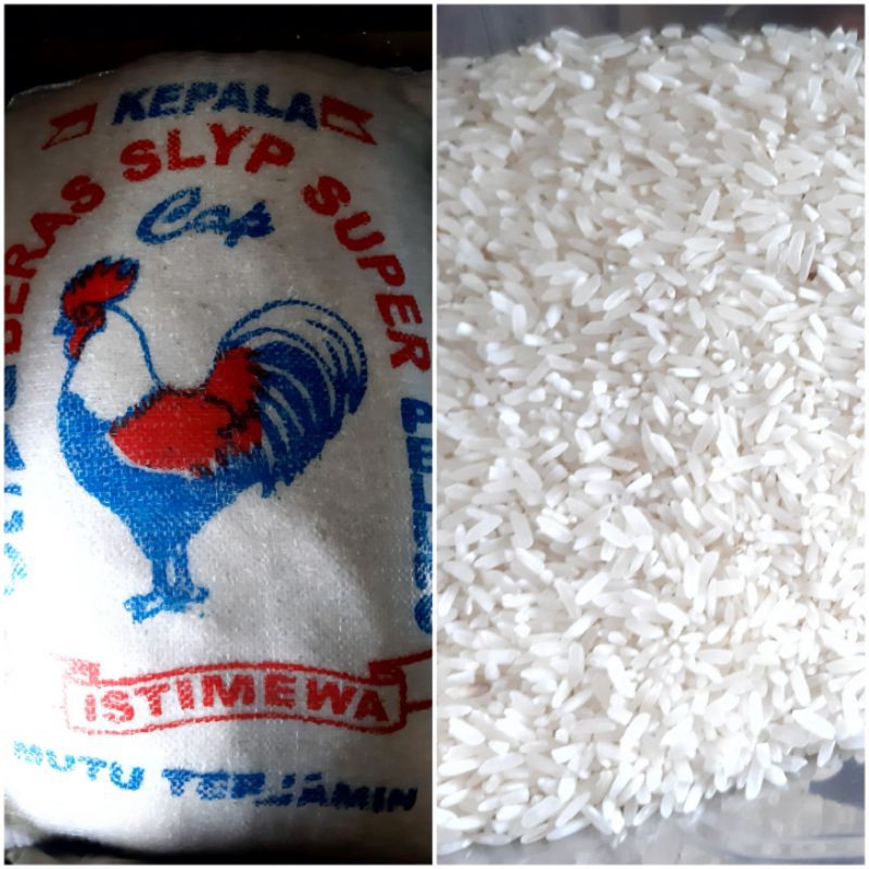 Beras Cap Ayam Jago 5kg, 10kg, 25kg