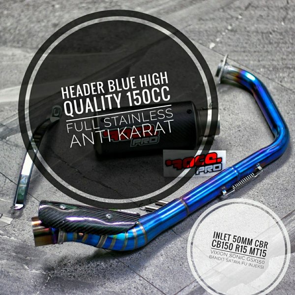 Readyy HEADER KNALPOT R15 OLD LEHERAN BLUE XABRE VIXION NOT PROLINER R9 ROB Stok Terbatass