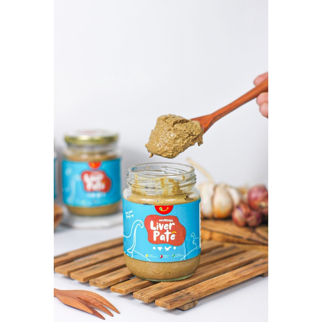 

Benourish | Chicken Beef Liver Pate (pasta hati ayam sapi) frozen cocok untuk MPASI, olesan makanan anak, dll in jar 250 ml