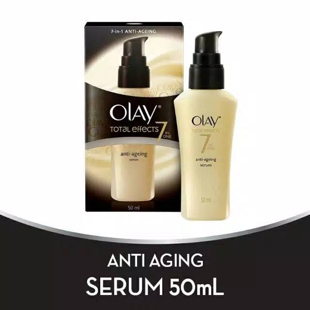 Olay Anti-Aging 2-in-1 Serum + Tagescreme – Strafft, Mildert Falten, Mit Niacinamid & Pro-Vitamin B5