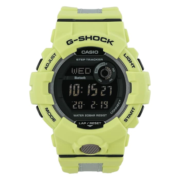Casio G-shock G-Squad GBD-800LU-9DR Black Digital Dial Neon Lime