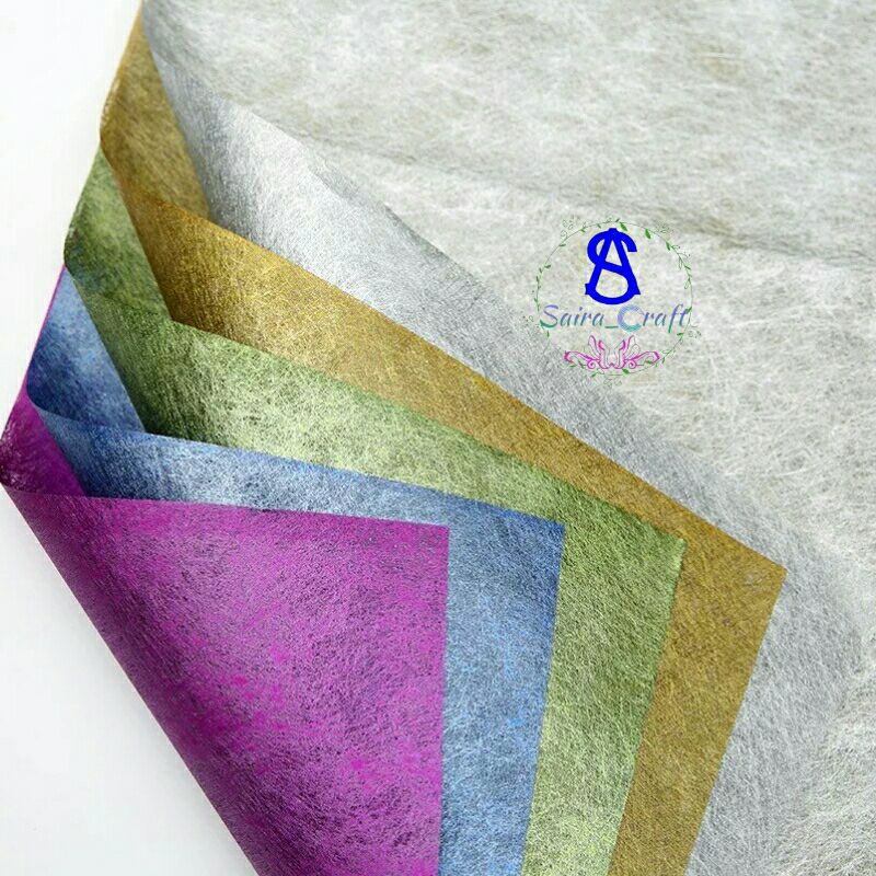 Jual Kertas Bunga Carang / Kertas Tisu Carang Metalik / Pembungkus