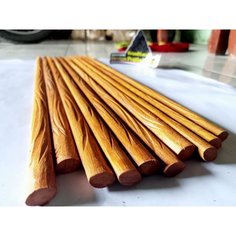 Jual Tangkringan Oval Kenari Motif Kayu Jati Pasang Shopee Indonesia