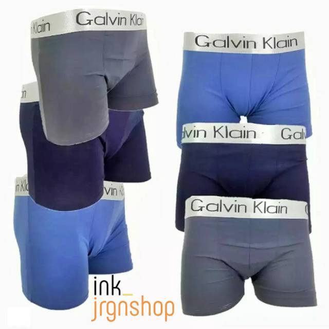 CELANA DALAM PRIA (1 BOX ISI 3 PCS) / CELANA DALAM BOXER GALVIN KLEIN / CD BOXER PRIA DEWASA