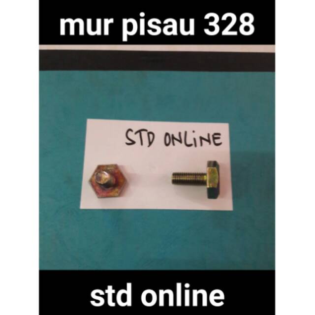 BAUT KEPALA PISAU PEMOTONG RUMPUT 328 BOLT GEAR CASE