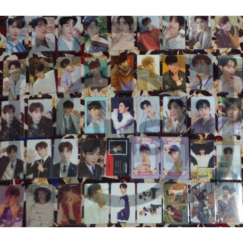 Photocard Cha Eun Woo PC eunwoo Astro album fanmeet membership aroha gen kit fankit sg kihno #JMS