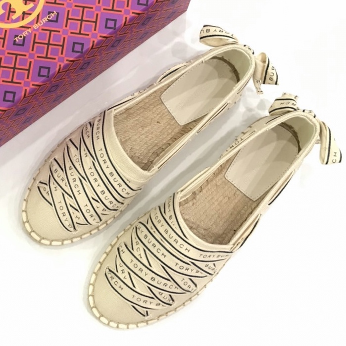 [Instant/Same Day]stb18  STB31 Original TB Bowknot ribbon style canvas material women's casual shoes flat shoes  xie