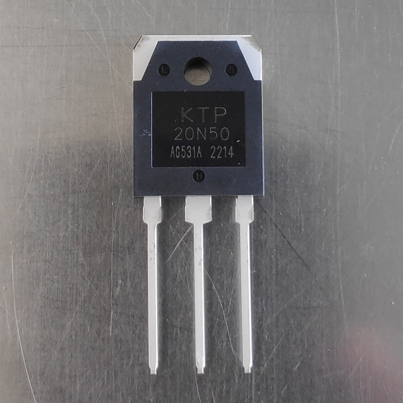 TRANSISTOR 20N50 KTP20N50 TR KTP 20N50 P20N50 N-CHANNEL 20A 500V TO-3P TRANSISTOR POWER MOSFET