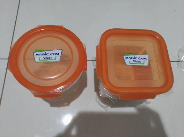 Yong Ma - Magic Com Glass - Tempat/kotak Makanan Kaca 720 & 920 Ml - Ymg753ci & Ymg753gi