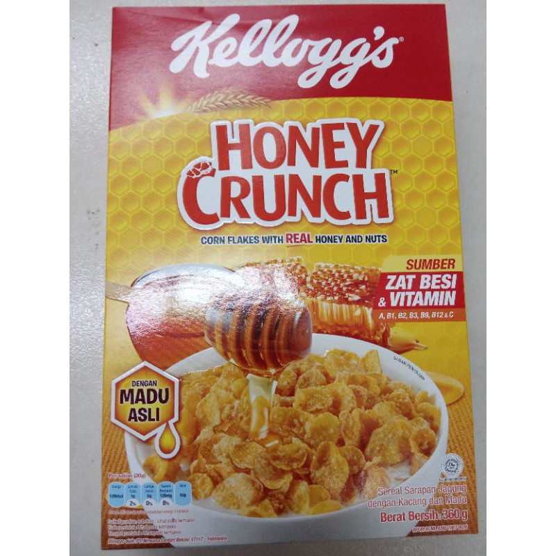 

KELLOGS HONEY CRUNCH 360G kemasan baru