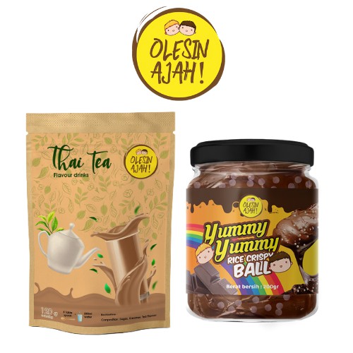 

Promo OlesinAjah Selai Yummy Yummy 200Gr + Thai Tea Premium Flavoured Drink - 120G