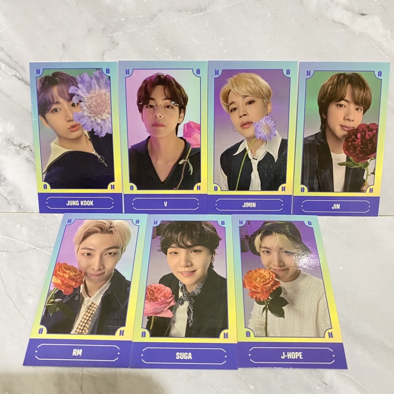 BTS Festa d day calendar mini photo pc photocard RM V JK SUGA J HOPE JIMIN JIN TAEHYUNG JUNGKOOK