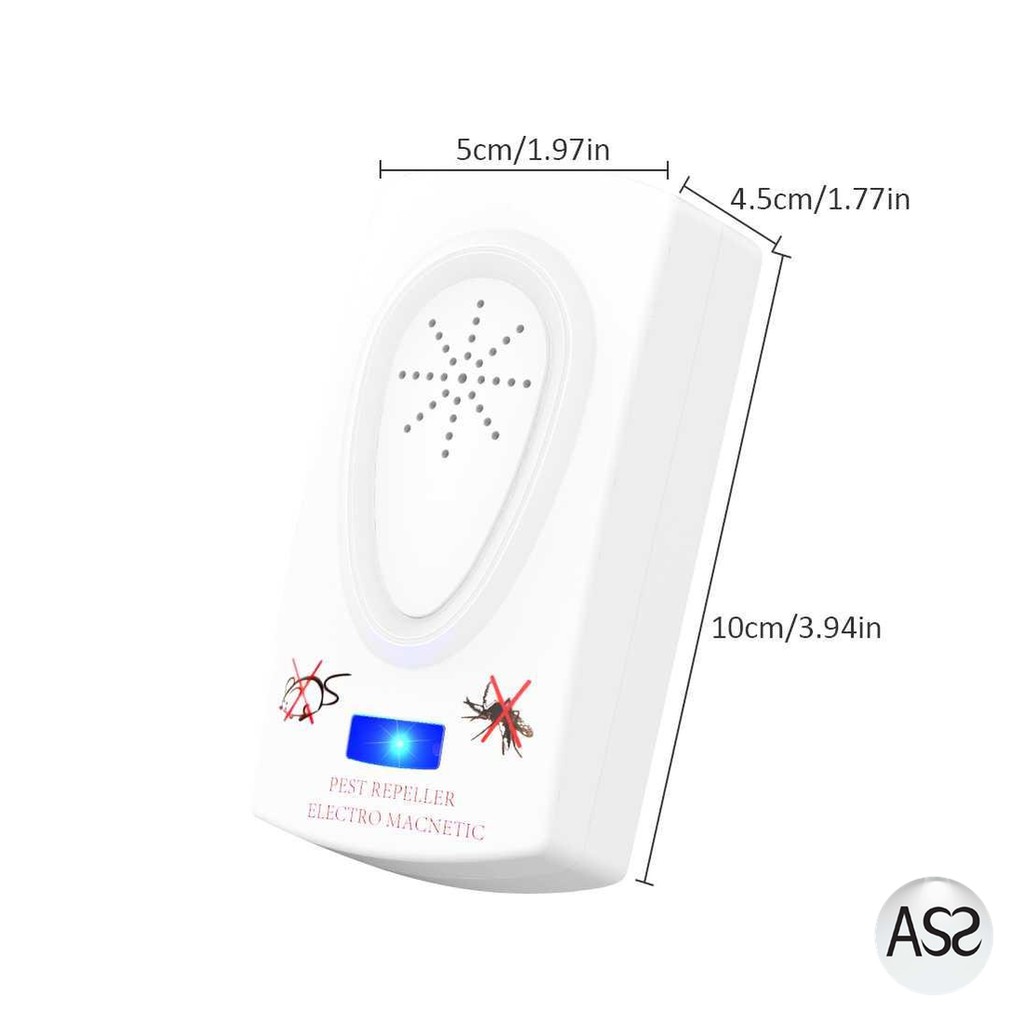 ASS Shop - Anti Nyamuk Ultrasonic Machine Pest Repeller Electro - HR-533