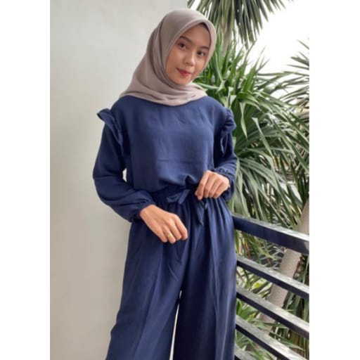 RUBY SET//SETELAN KULOT KRINKEL//OOTD KEKINIAN// SETELAN TERLARIS// SETELAN PALING BANYAK DI MINATI