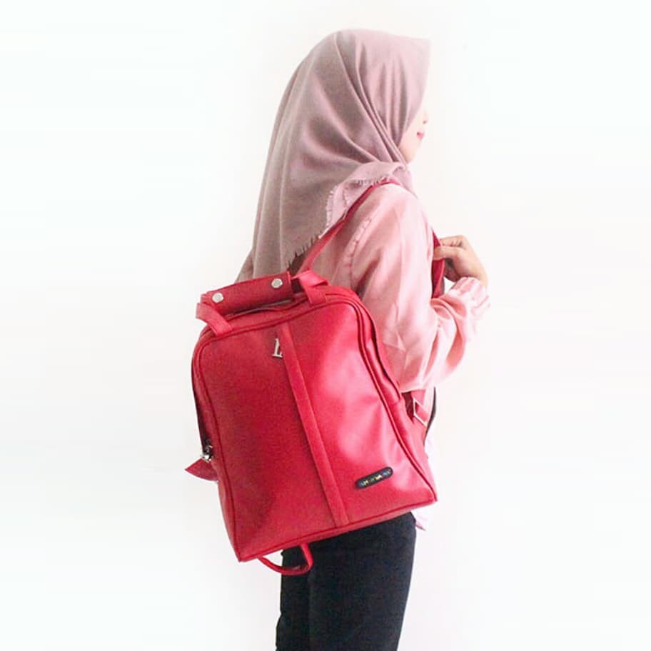 Rumah Warna Ransel Natavan Merah