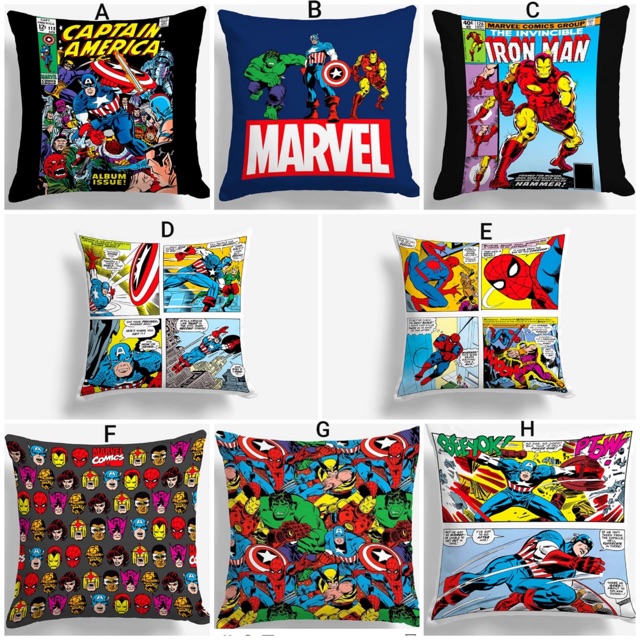 Bantal Sofa Marvel 40x40 cm Superhero