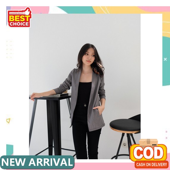 Outer Jas Blazer Blezer Wanita Cewek Jumbo Big Size Korea Import Formal A4 Jas Blazer Cewek/Jas Kant