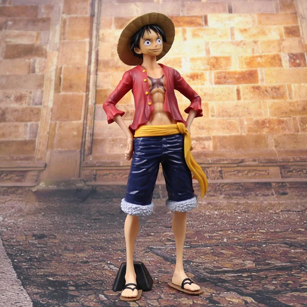 Lanfy Monkey D Luffy 27cm Figure Mainan Grandline Pria Monkey D