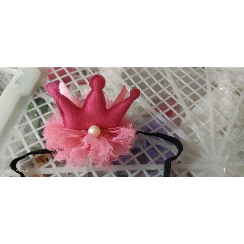 BANDANA BANDO BAYI BABY HEADBAND ANAK PEREMPUAN KOREA CROWN AKSESORIS RAMBUT ANAK