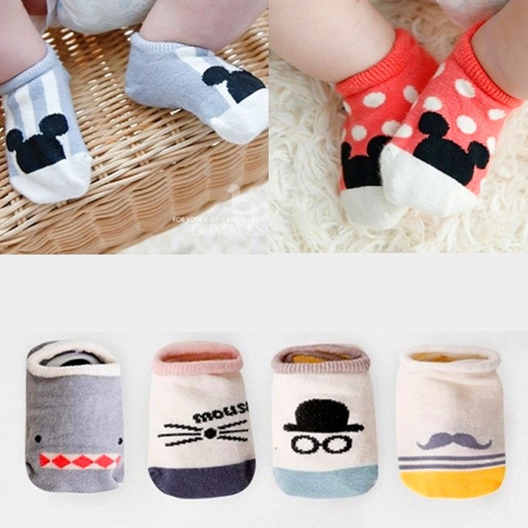 HIPPO LAND Kaos Kaki Bayi / Kaos kaki anak bayi motif/Kaus kaki perahukaos kaki anak / Kaos kaki anti slip / baby socks C001 89-90