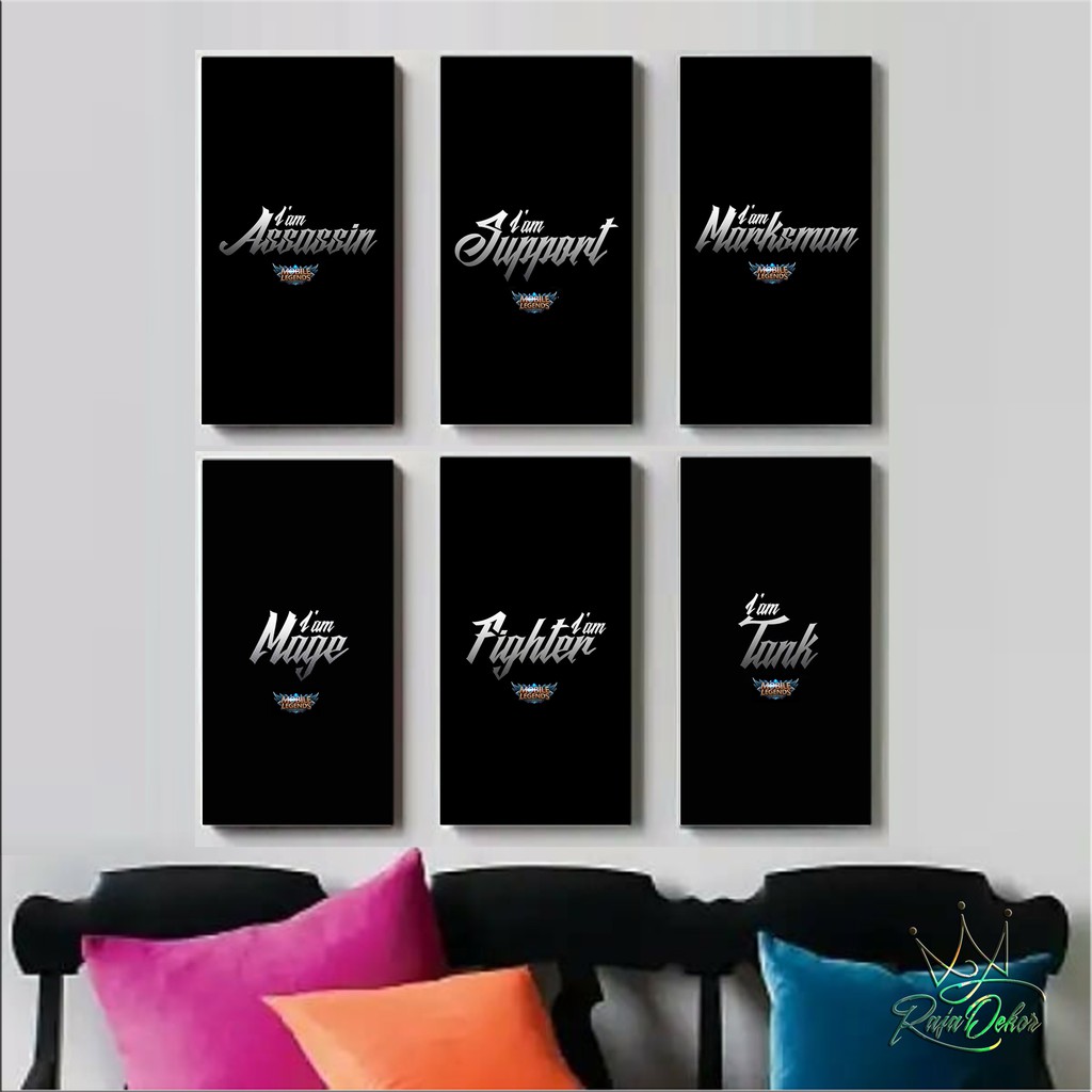 pusatmode Hiasan Dinding Role ML 15x30 cm