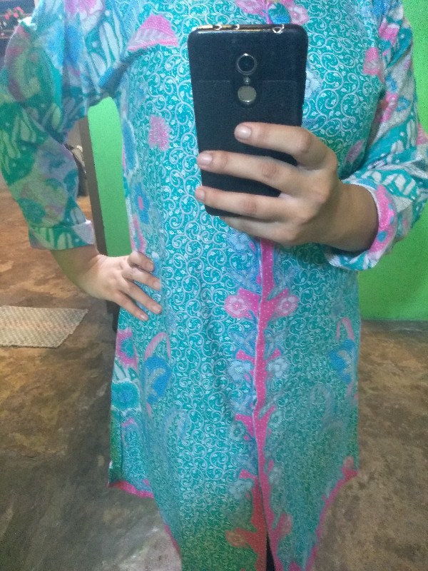 Terlaris Serut Genes Jelita Tunic Navbor Yelbor Whitbor Creambor Tunik Batik Modern Hrb030 Dolbi Dob