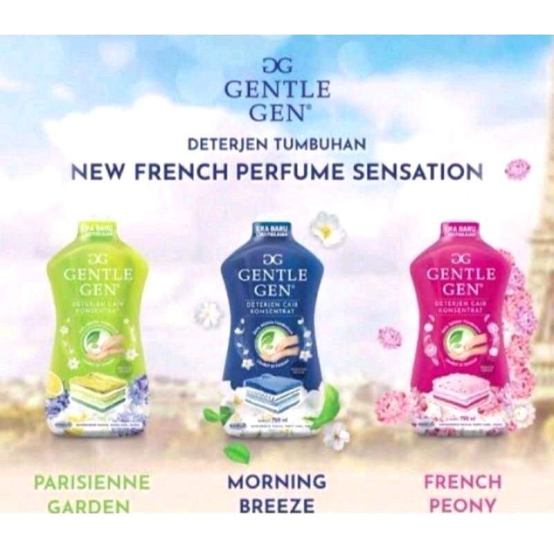 GENTLE GEN Deterjen Cair Konsentrat 750ML / 700ML