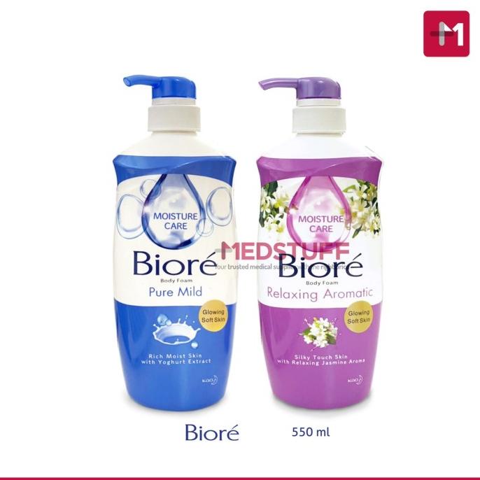 Biore Body Foam 550Ml Botol Sabun Mandi Cair Sabun Biore 550Ml Botol