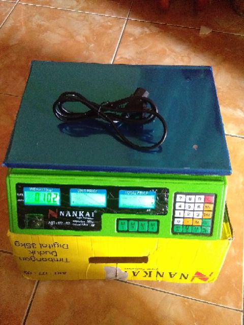 Timbangan Duduk Digital Nankai 35 Kg / Timbangan Sembako & Buah