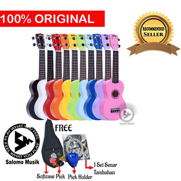 Ukulele Mahalo Soprano MR1 Varian Warna + Softcase Original