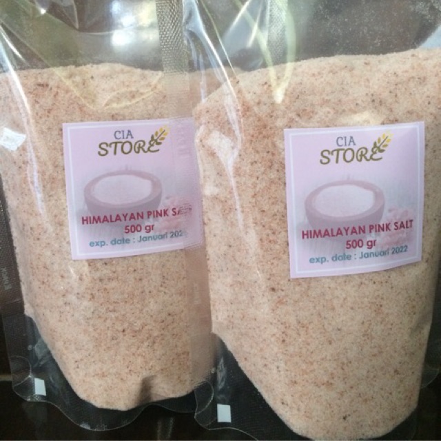 

Garam himalaya / Himalayan pink salt 500gr
