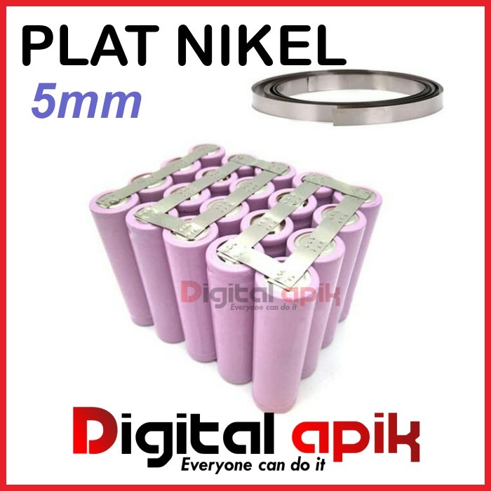 Plat Nikel Penyambung Baterai Lithium Grid Nickel Strip Battery 18650