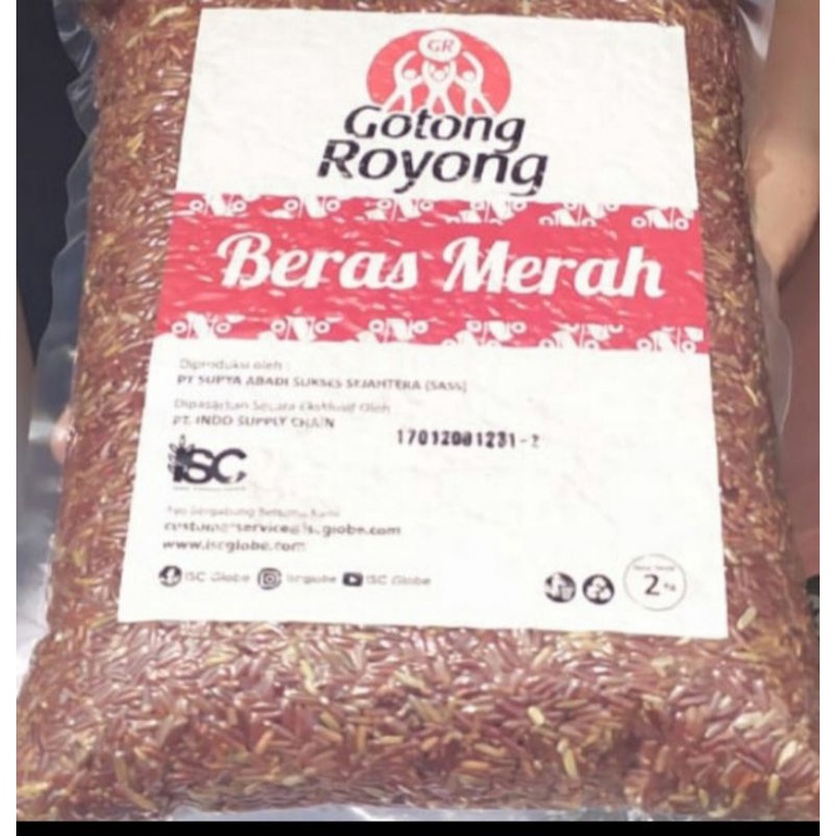 

Beras merah / beras diet