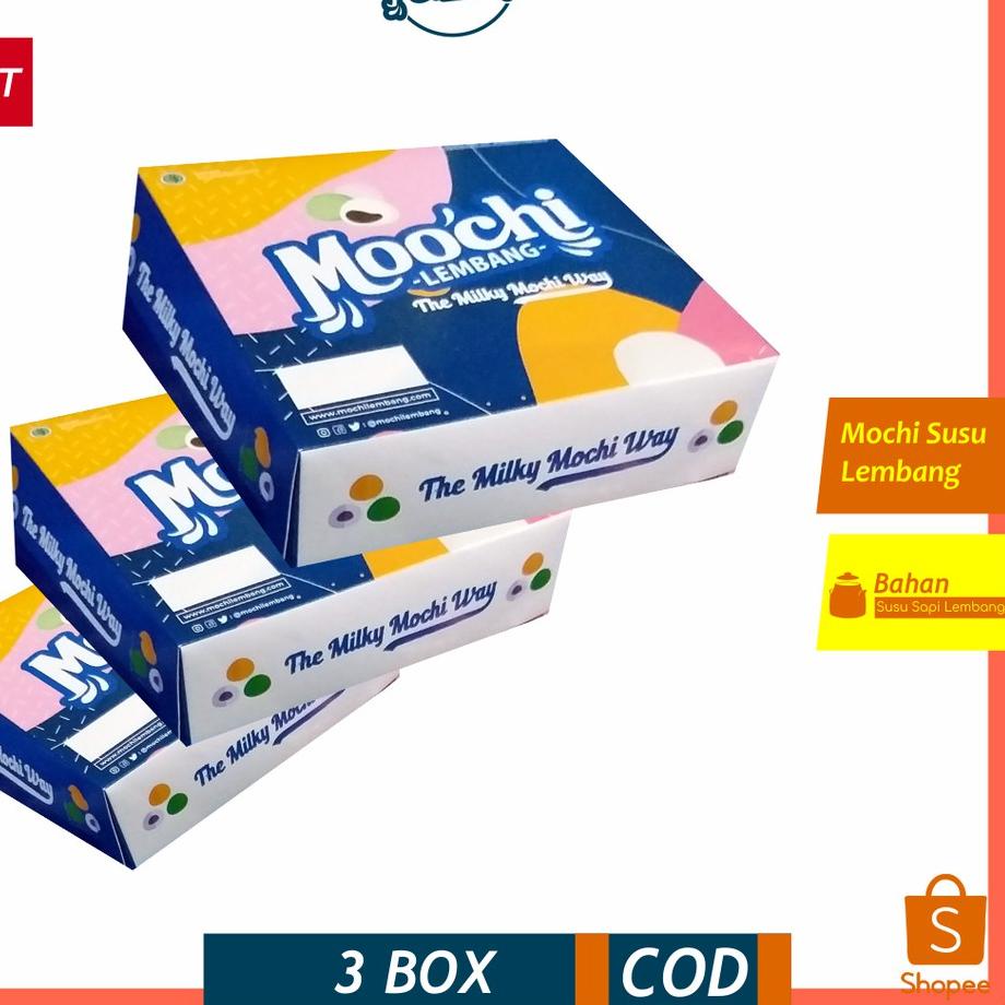 

Makin murah--MOCHI SUSU LEMBANG | Oleh Oleh Bandung | Makanan Korea - Jajanan - Makanan Hemat - Kue Moci | 3 Box
