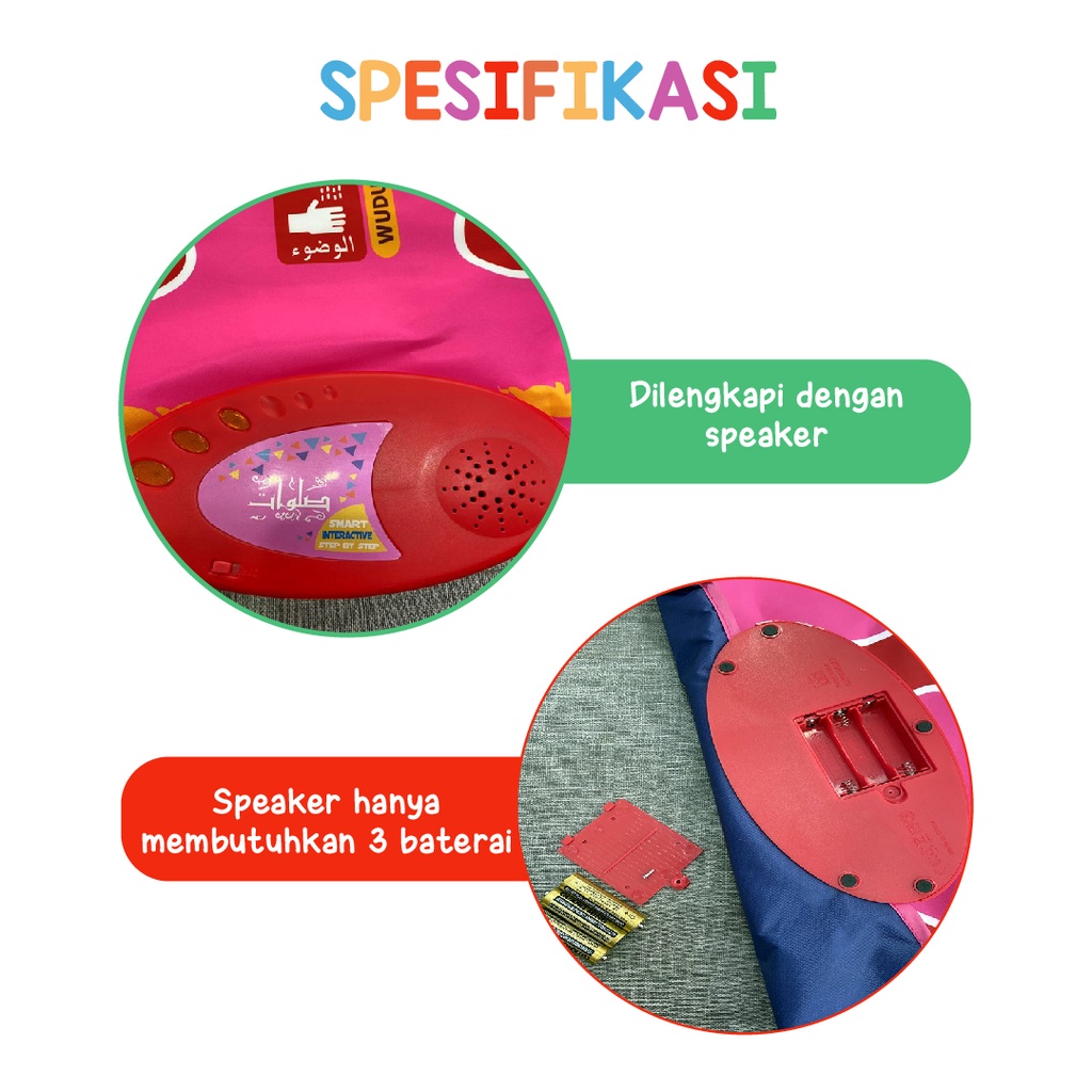 Smart Sajadah Anak Sajadah Pintar Belajar Sholat KIDS LAND-4