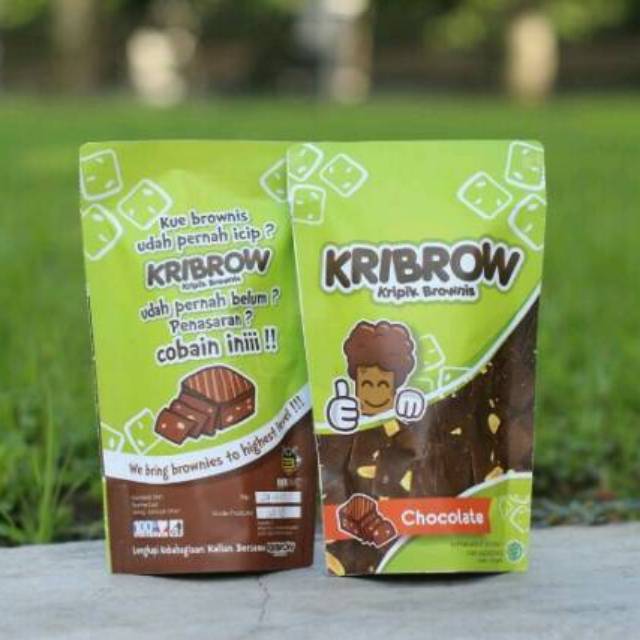 

KRIBROW (kripik brownis) cemilan enak dan murah.