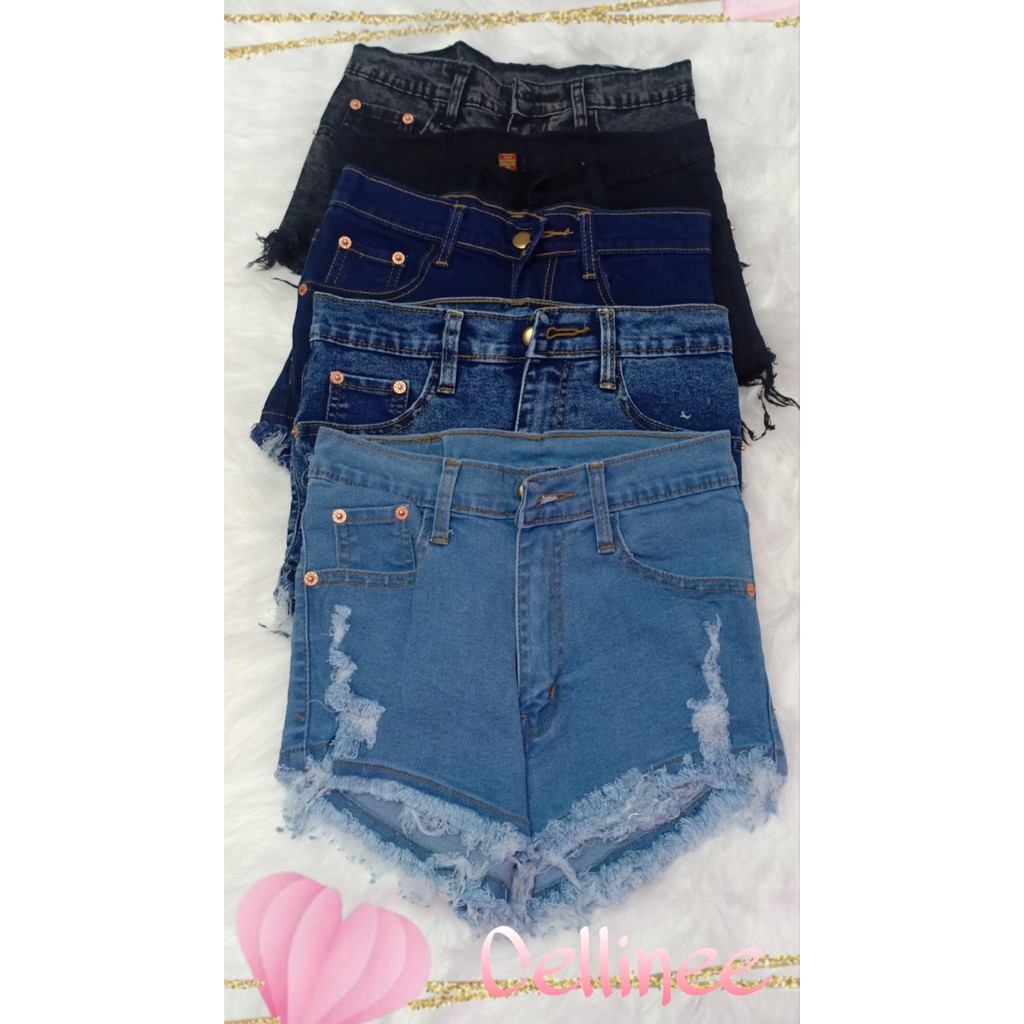 CELANA PENDEK JEANS WANITA/HOTPANT JEANS GBJ003SOBEK