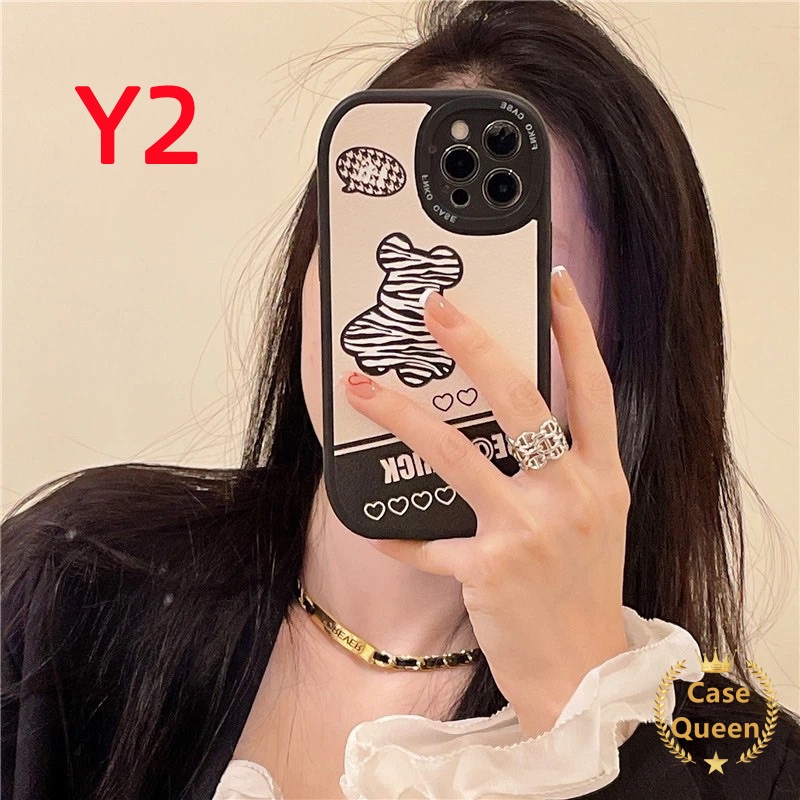 Soft Case Pelindung Motif Beruang Untuk OPPO A57 A16K A9 A54 A96 A15 A76 A3S A95 A5S A7 A12 A16 Reno 7Z 5 4F 7 4 6 A92 A55 A31 A15s A7 A12 A16 Reno 736 Aviol A53 A Cover Penutup Mesin Cuci