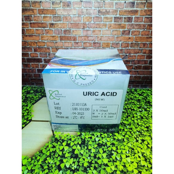 URIC ACID REIGED 2×50mL | REAGEN KIMIA URIC ACID | KIMIA KLINIK