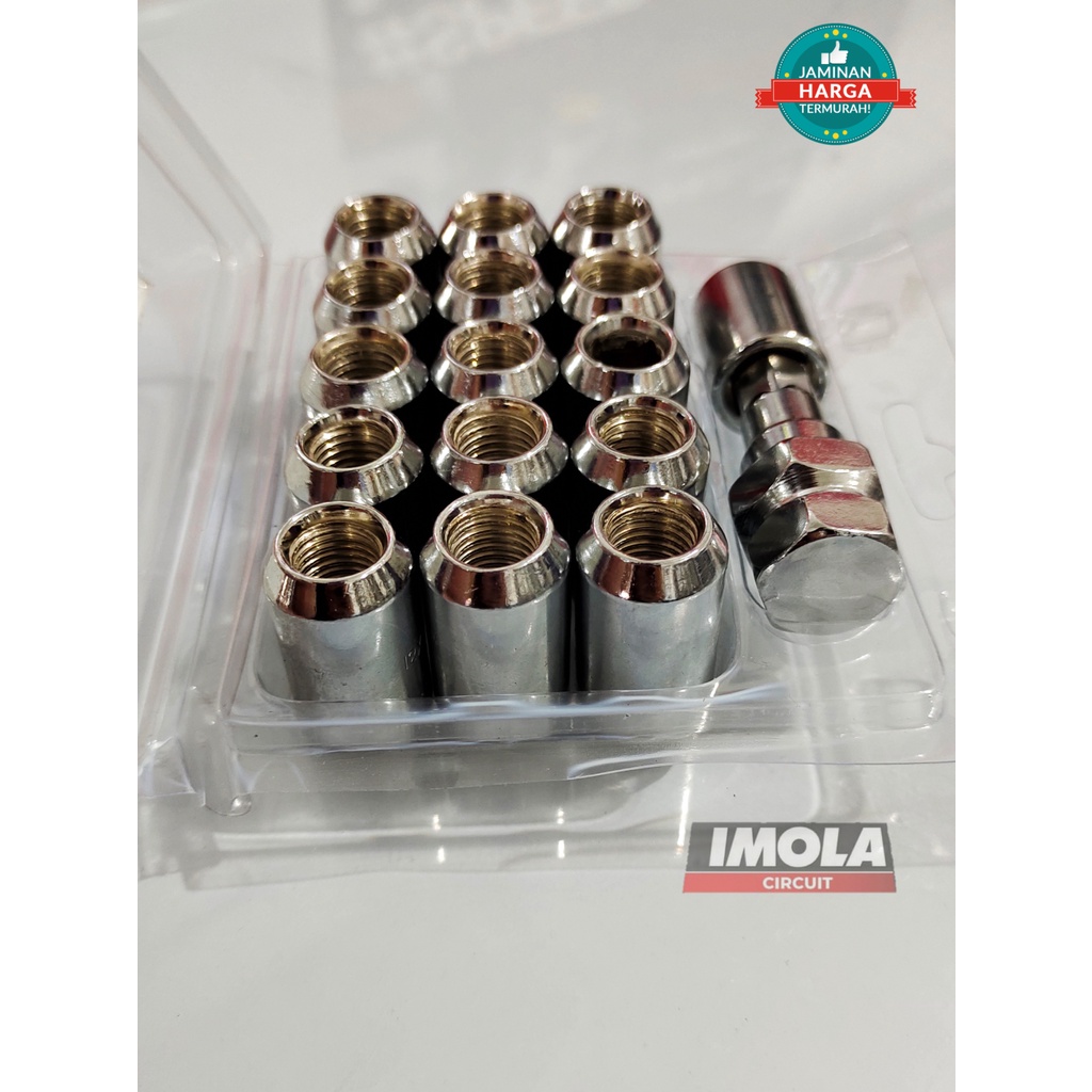 MUR Baut Avanza Xenia Rush Terios Roda Mobil Ukuran 1,5 mm LUGNUT original