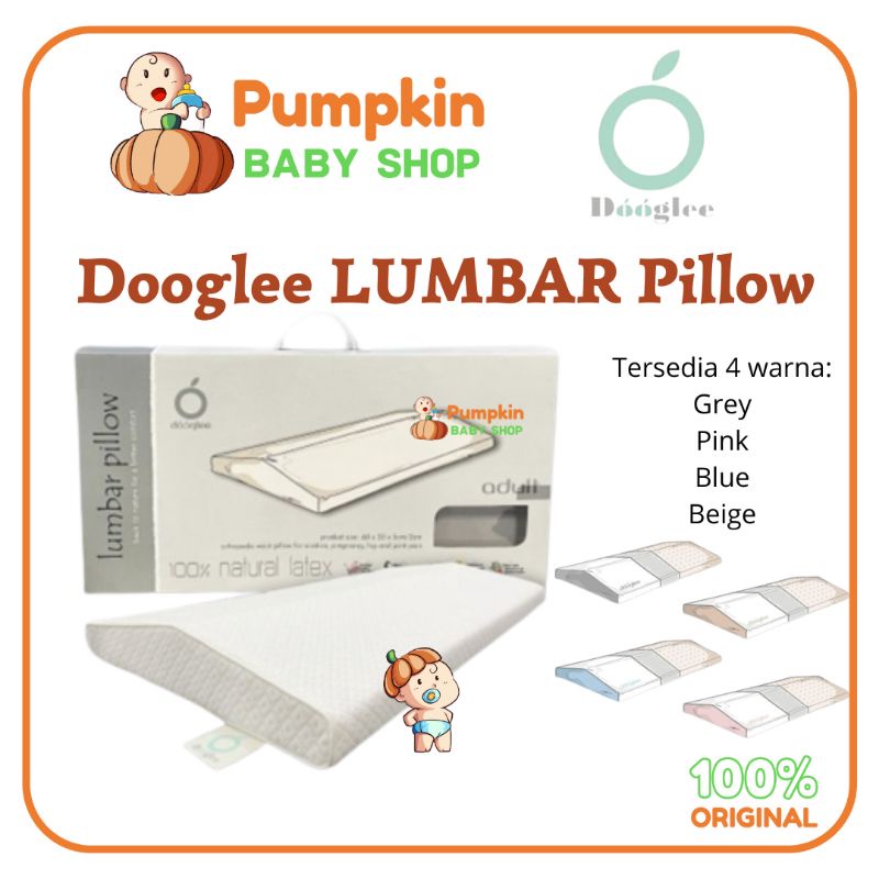 Dooglee Lumbar Pillow Natural Latex Bantal Ibu Hamil