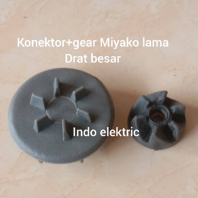 Konektor + gear 1set blender Miyako lama drat besar